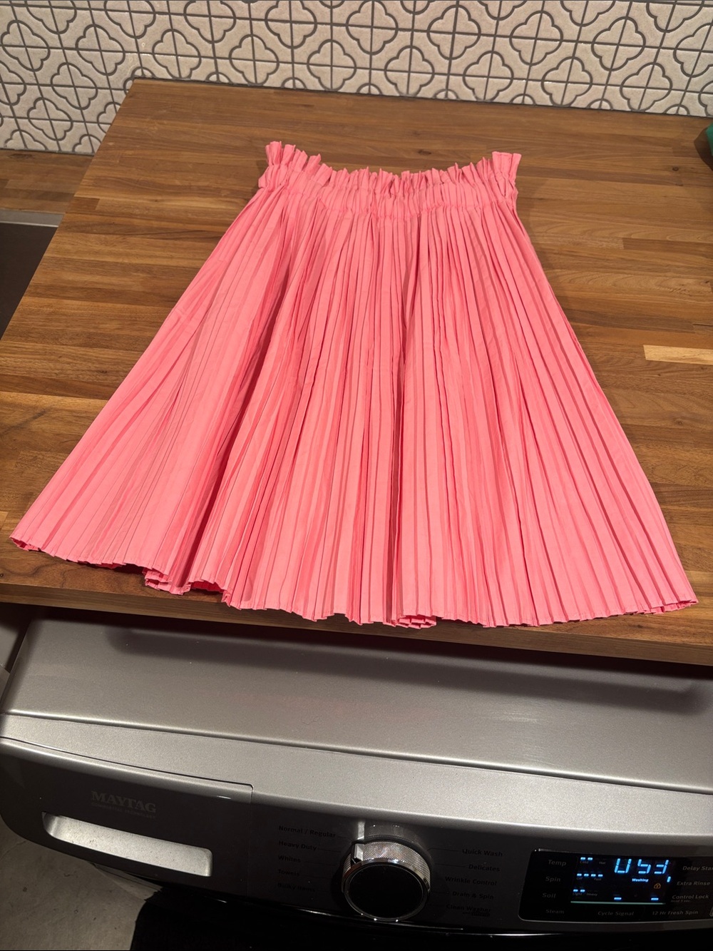 Riva kids Pink Pleated Skirt